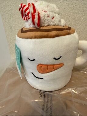 Target Mini-Weighted Snowman Mug Plush